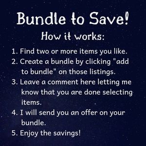 Bundle To Save!
